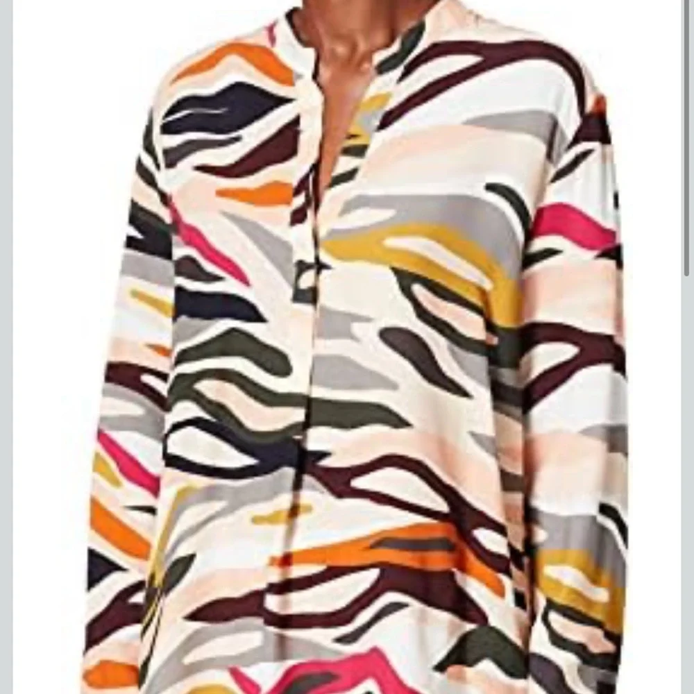 Seidensticker Multicolor Abstract Print Blouse Size 40 New Without Tags 🎨 - Picture 4 of 8